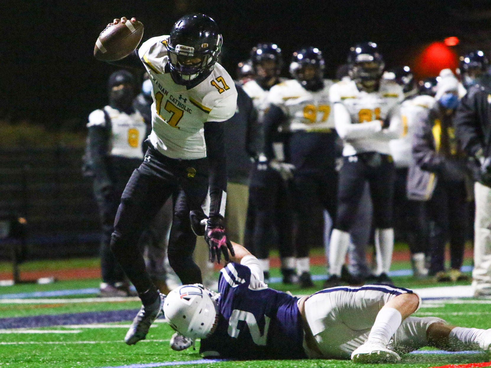 Marian Catholic at DePaul Prep football